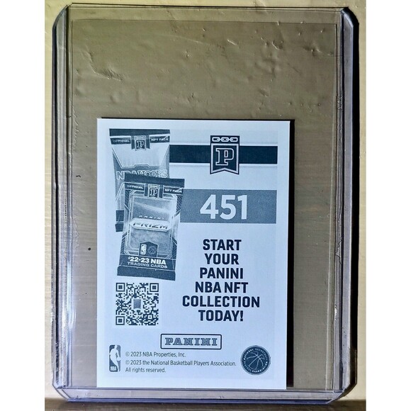 2023-24 Logo Panini NBA Basketball #451 Sticker Sacramento Kings - Picture 2 of 2